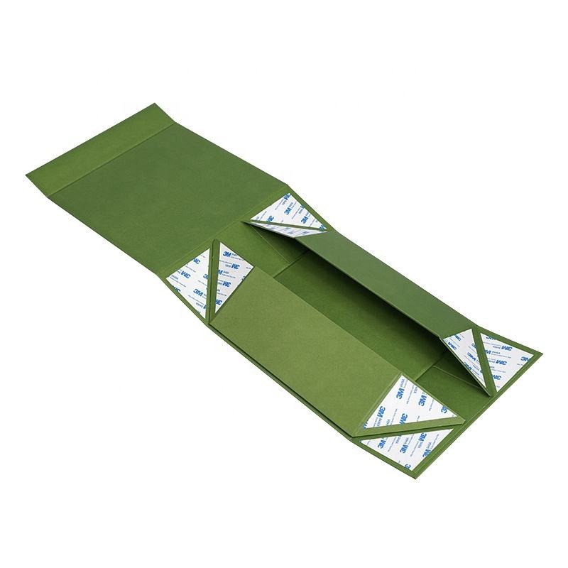 Green Makeup Folding Gift Packaging Box factory